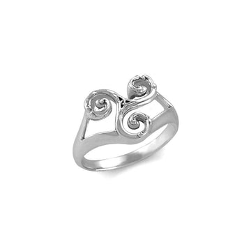 Triskele Silver Ring TRI660 - Jewelry